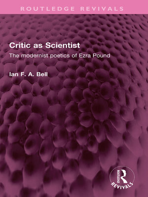 cover image of Critic as Scientist